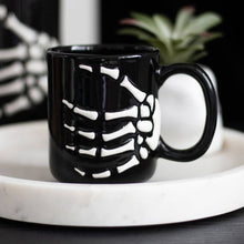 Load image into Gallery viewer, Skeleton Hand Mug