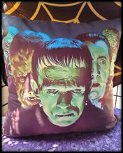 Load image into Gallery viewer, 18&quot; Monster Mash Throw Pillow