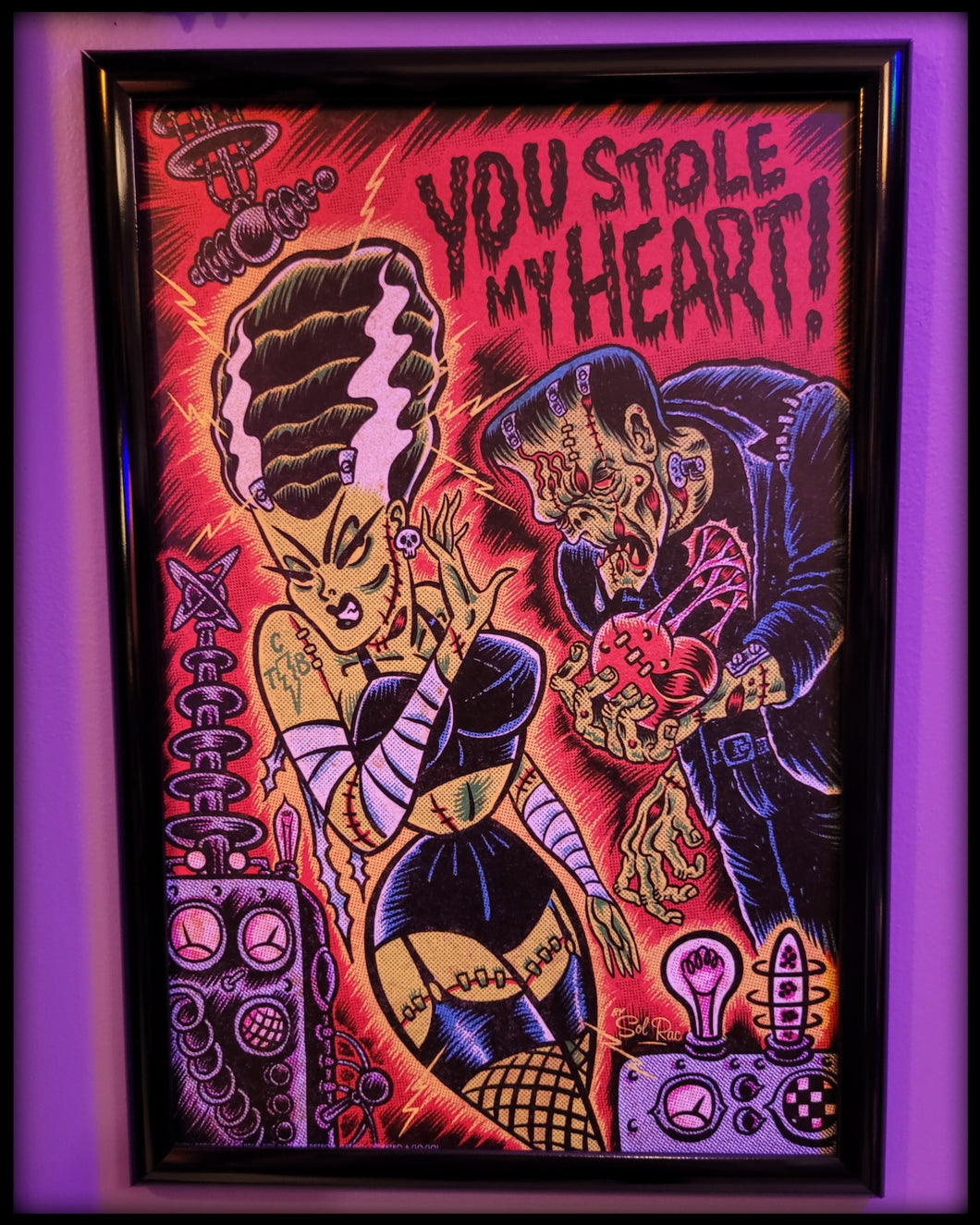 Stole My Heart Framed Print