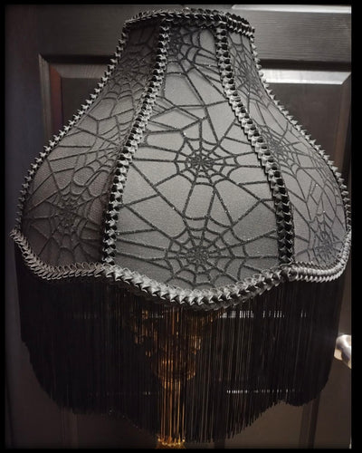 Black Spiderweb Lampshade