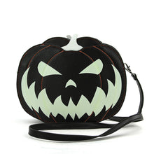 Load image into Gallery viewer, Black Glow Pumpkin Bag