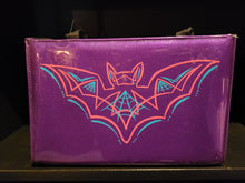 Load image into Gallery viewer, Purple Sparkle with Pink Pinstriped Bat