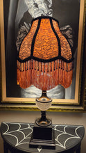 Load image into Gallery viewer, Gold &amp; Black Lace Lamp
