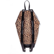 Load image into Gallery viewer, Leopard Coffin Backpack