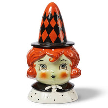 Load image into Gallery viewer, Carnival Cottage Witch Canister Orange