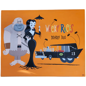 20"x16" Wacky Races by Artist Ben Montes