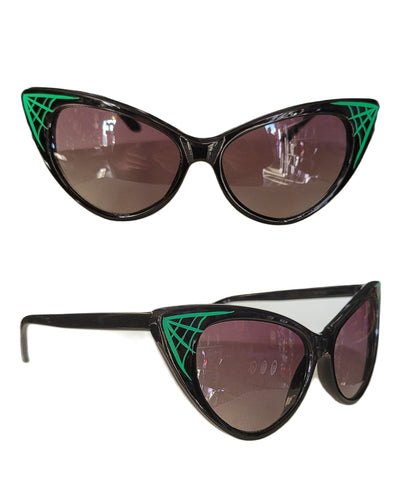 Vamp Green Webbed Shades