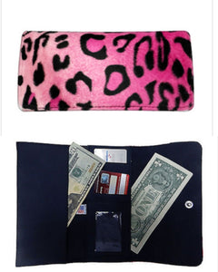 Pink Leopard Wallet