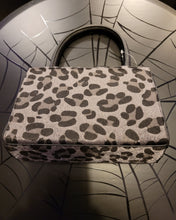 Load image into Gallery viewer, Grey Leopard Mini Handbag