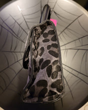 Load image into Gallery viewer, Grey Leopard Mini Handbag