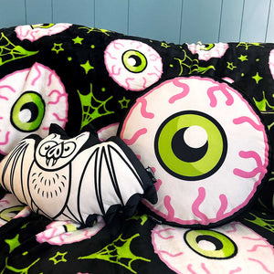 Jeepers Peepers Throw Pillow