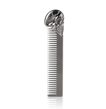 Load image into Gallery viewer, Metal Skull Comb