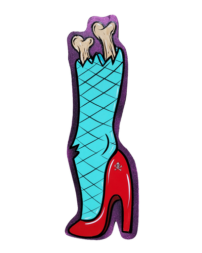 Corpse Leg Wooden Cutout