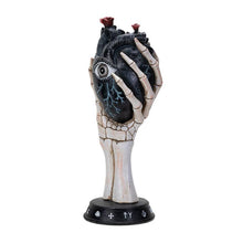 Load image into Gallery viewer, Black Heart Skeleton Hand Planter.