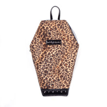 Load image into Gallery viewer, Leopard Coffin Backpack