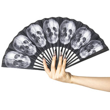 Load image into Gallery viewer, Skull Hand Fan