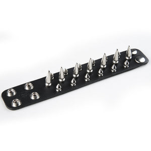 1 1/2" Wristband w/ Small & Large Spikes