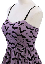 Load image into Gallery viewer, Purple Bat Dress
