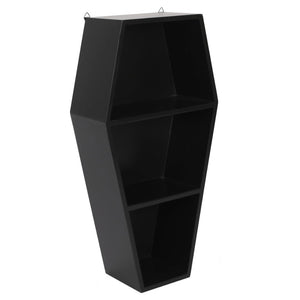 19.5" Black Coffin Shelf