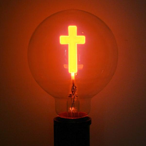 Crucifix Light Bulb