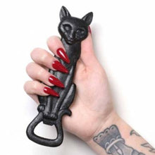 Load image into Gallery viewer, Cast Iron Black Cat Opener