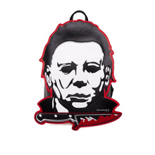 Load image into Gallery viewer, Mike Myers Head Backpack