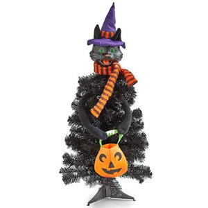 Black Cat Black Holiday Tree