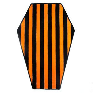 Coffin Rug Orange/Black