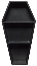 Load image into Gallery viewer, 14&quot; Black Coffin Shelf