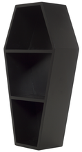 Load image into Gallery viewer, 14&quot; Black Coffin Shelf