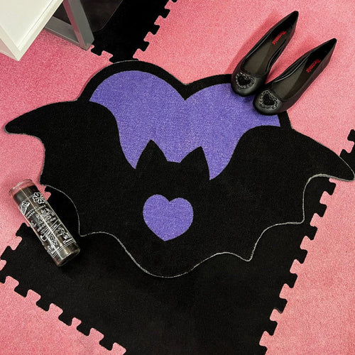 Bat Heart Rug